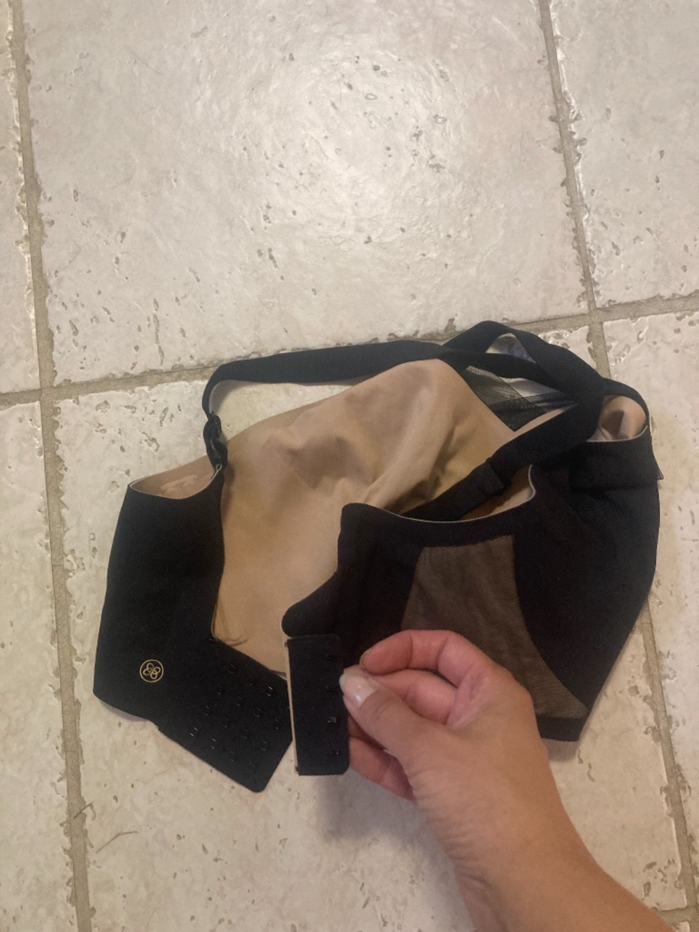 Honeylove Honey Love LiftWear CrossOver Bra Black 34DDD(F)/G Nordstrom Brand - Picture 4 of 4